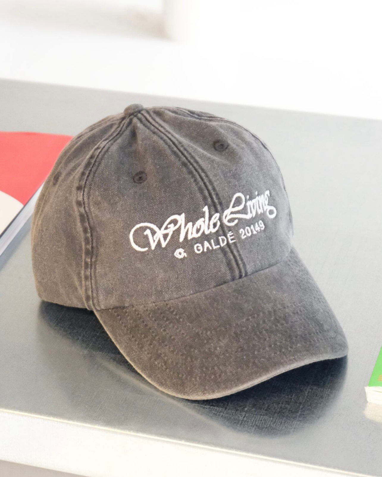 Whole living hat Grey/White